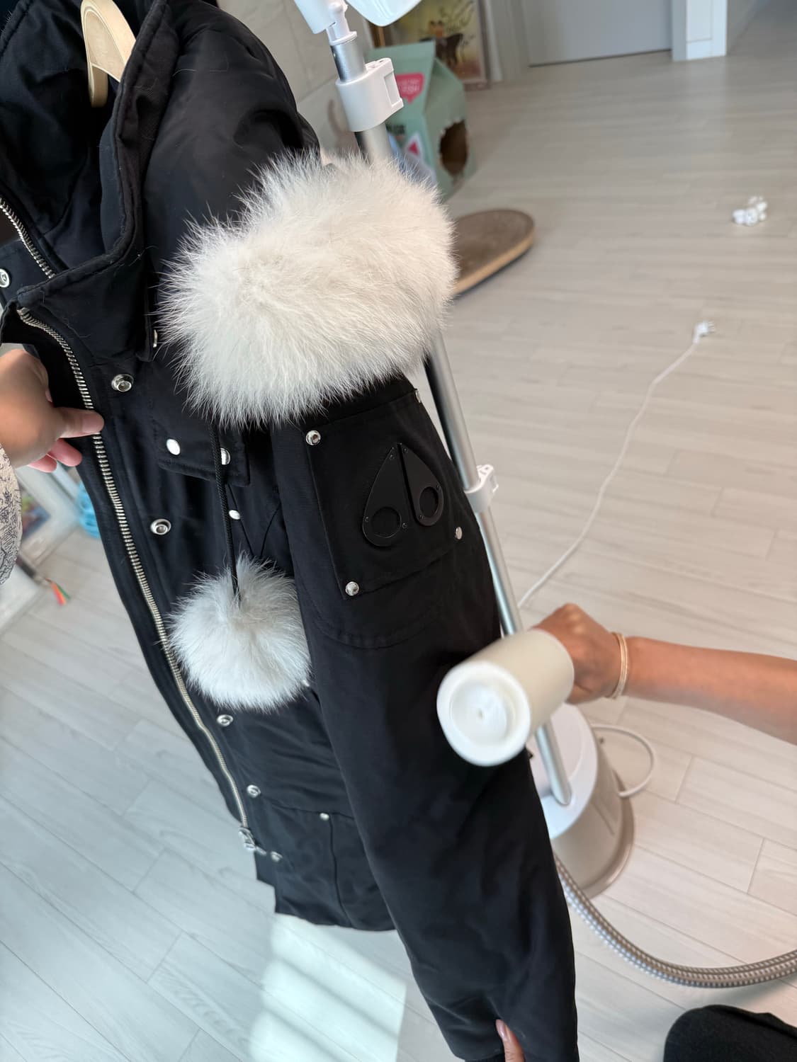 무스너클 여성 롱 패딩 s 상품이미지2