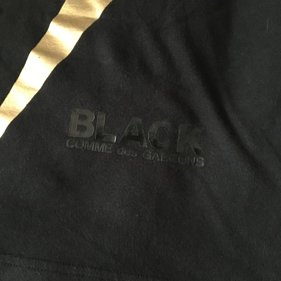 꼼데가르송 블랙 나이키 콜라보 티셔츠 상품이미지3