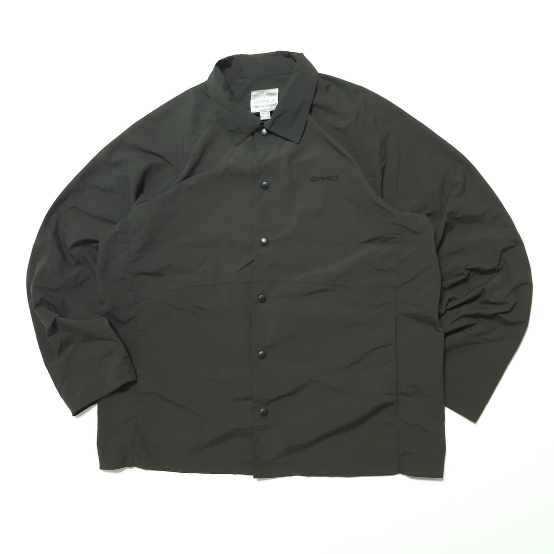 그라미치 리버 뱅크 나일론 셔츠 자켓 카키 상품이미지1