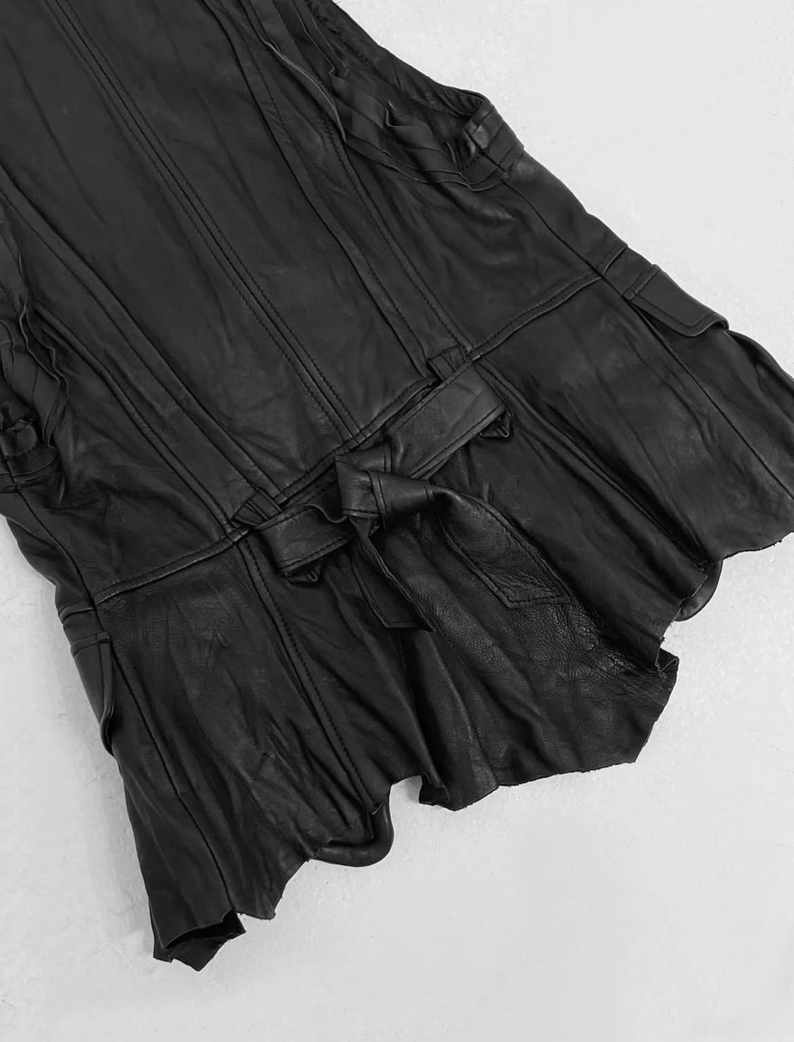 버클 양가죽 베스트 상품이미지5