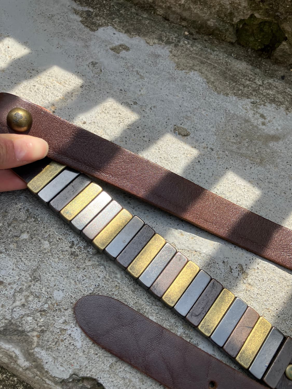 EVISU 웨스턴 버클 레더 벨트 상품이미지1