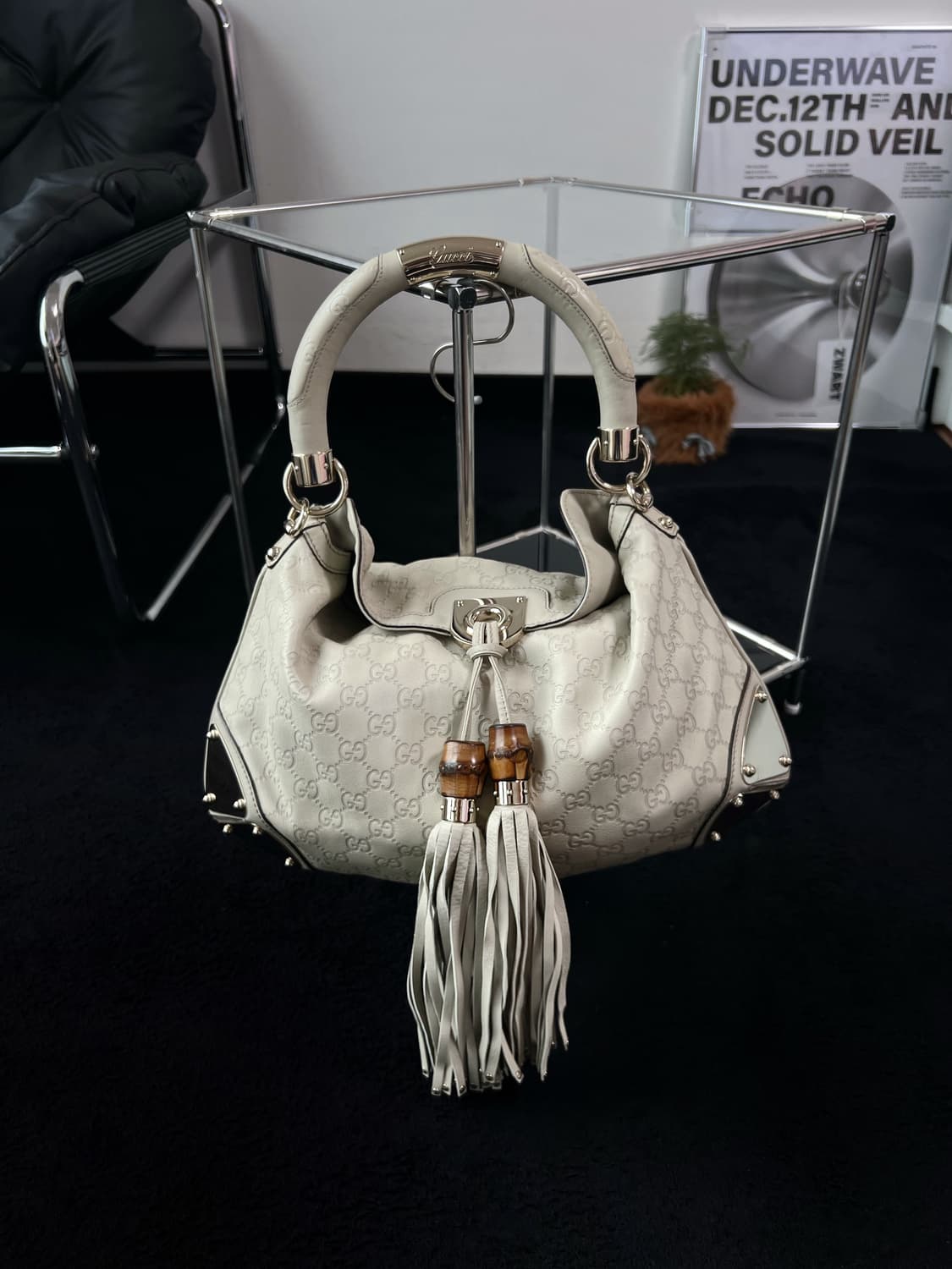 구찌 뱀부 인디 숄더백 상품이미지1