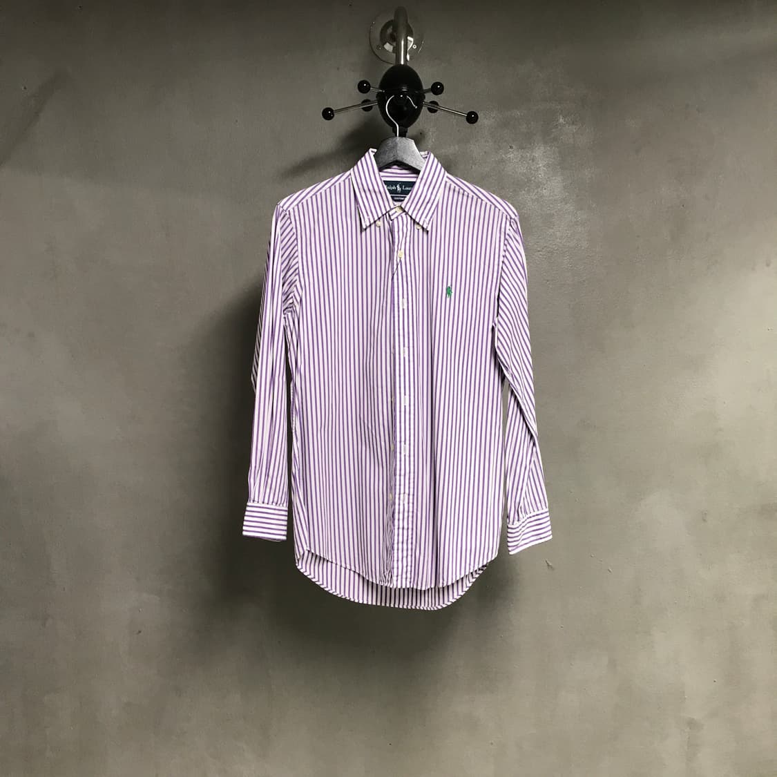 폴로 랄프로렌 스트라이프 셔츠 퍼플 S 상품이미지1