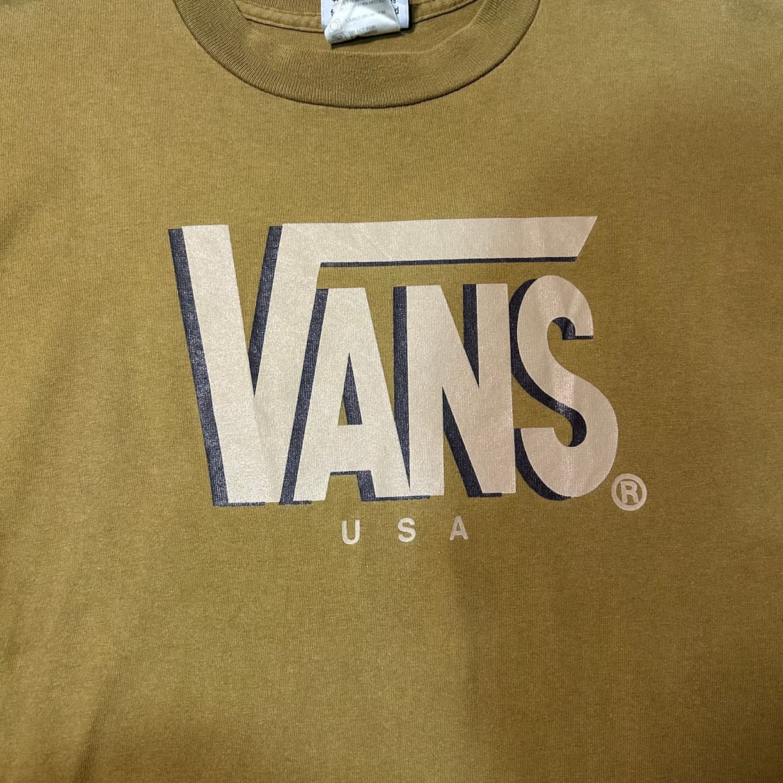 [XL] 90s made in usa 반스 프린팅 반팔 상품이미지2