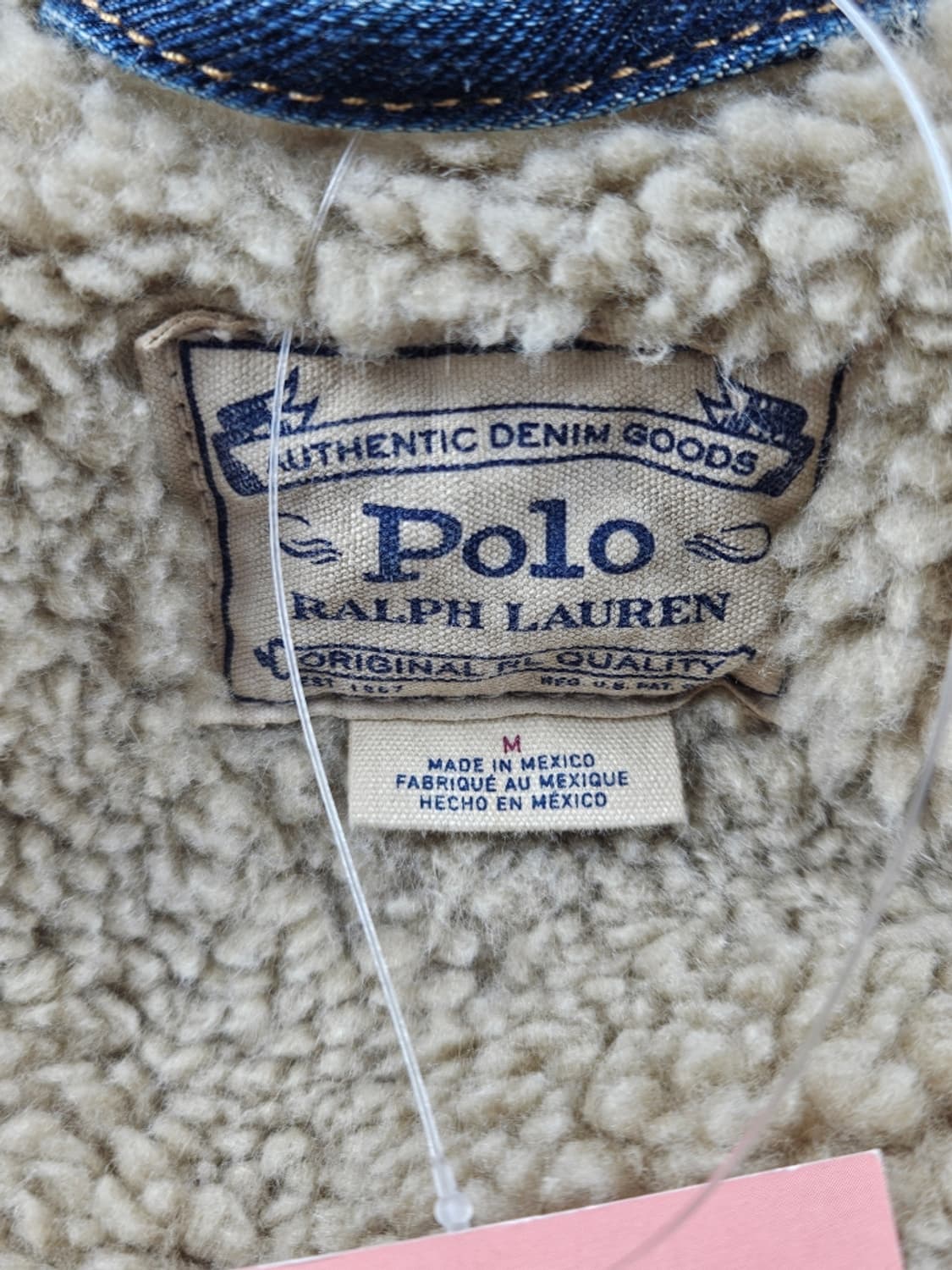 폴로랄프로렌 성조기 패치 쉐르파 데님 트러커 자켓 ( M )/ 10807 상품이미지7