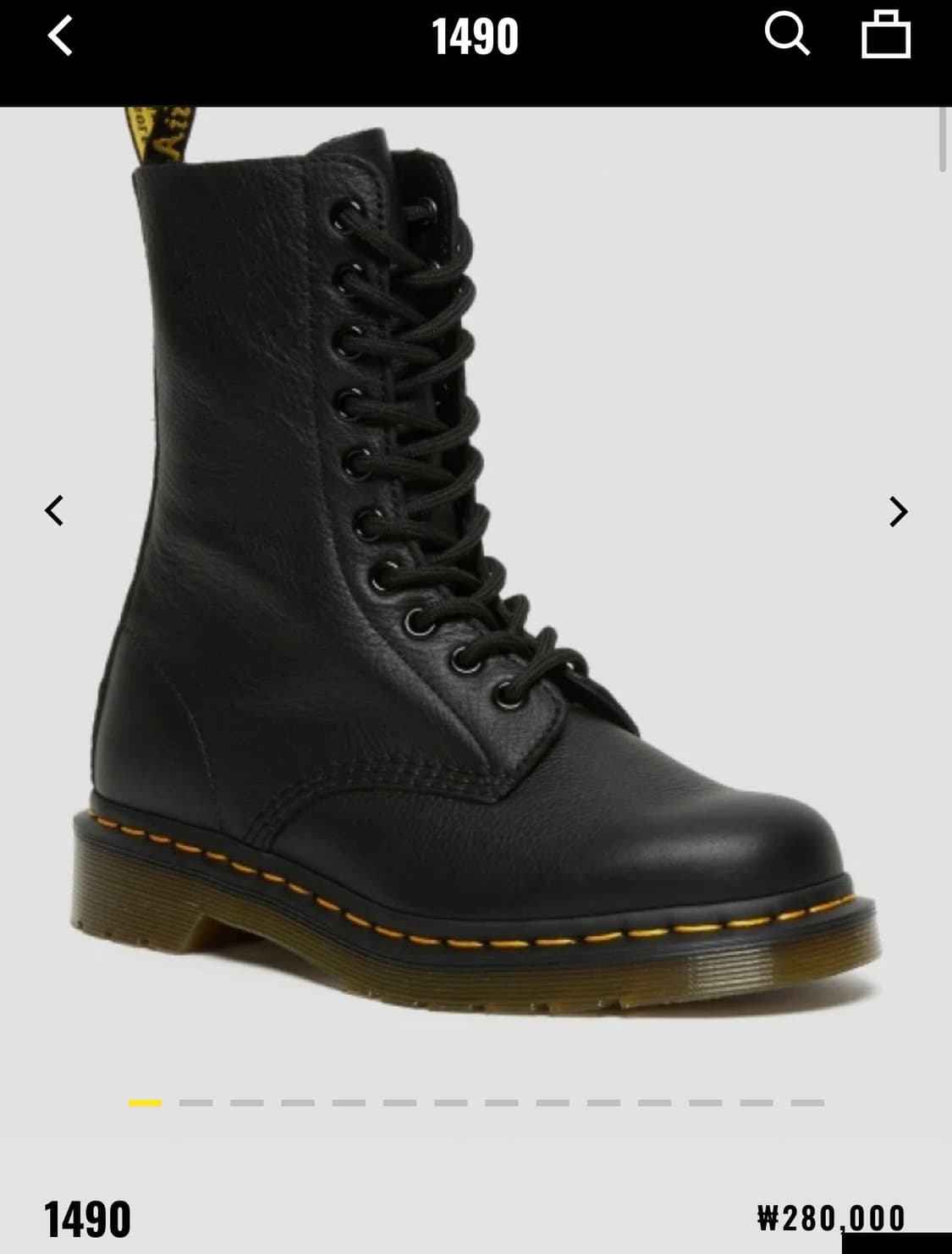 240 닥터마틴 10홀 1490  상품이미지1