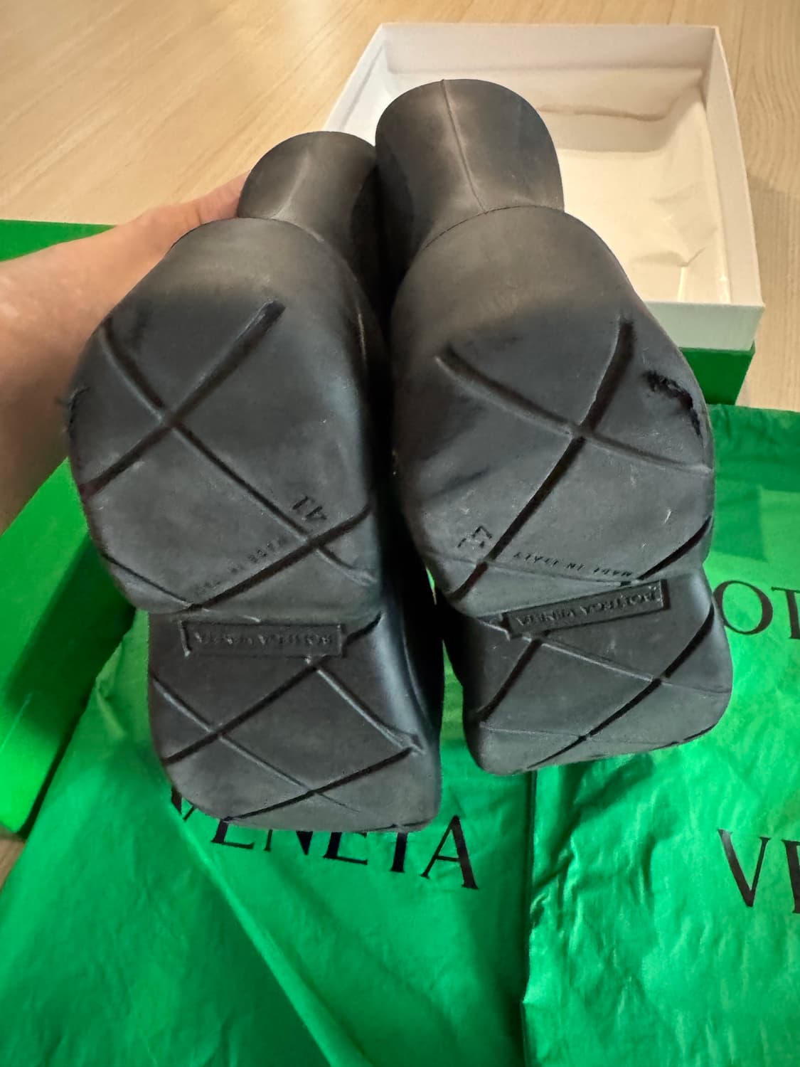 보테가 베네타 퍼들 부츠 블랙 41사이즈 상품이미지3