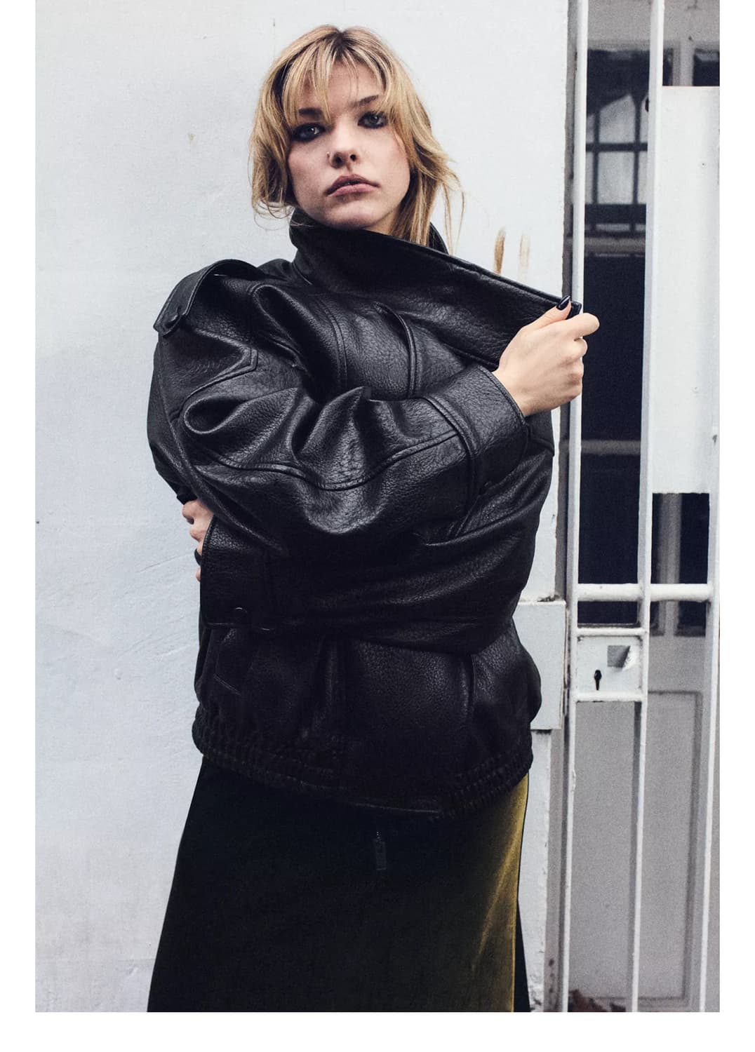 자라 품절 레더자켓 4391/872/800 xs사이즈 상품이미지2