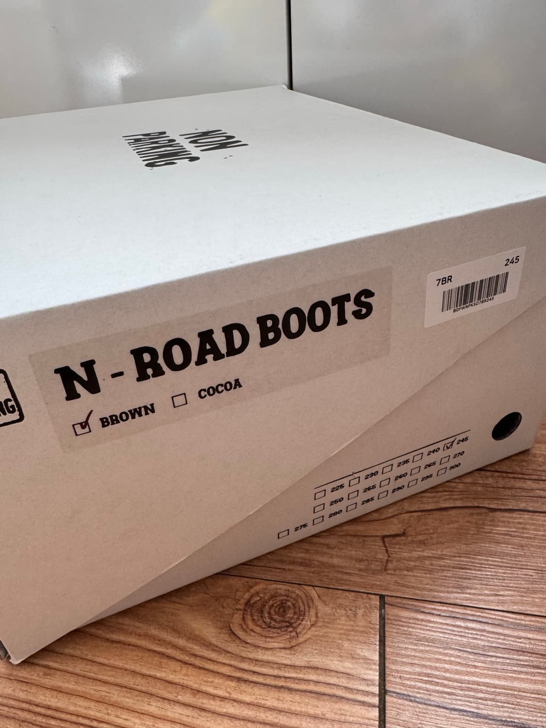 논파킹X킨치 N - ROAD BOOTS 브라운 상품이미지8