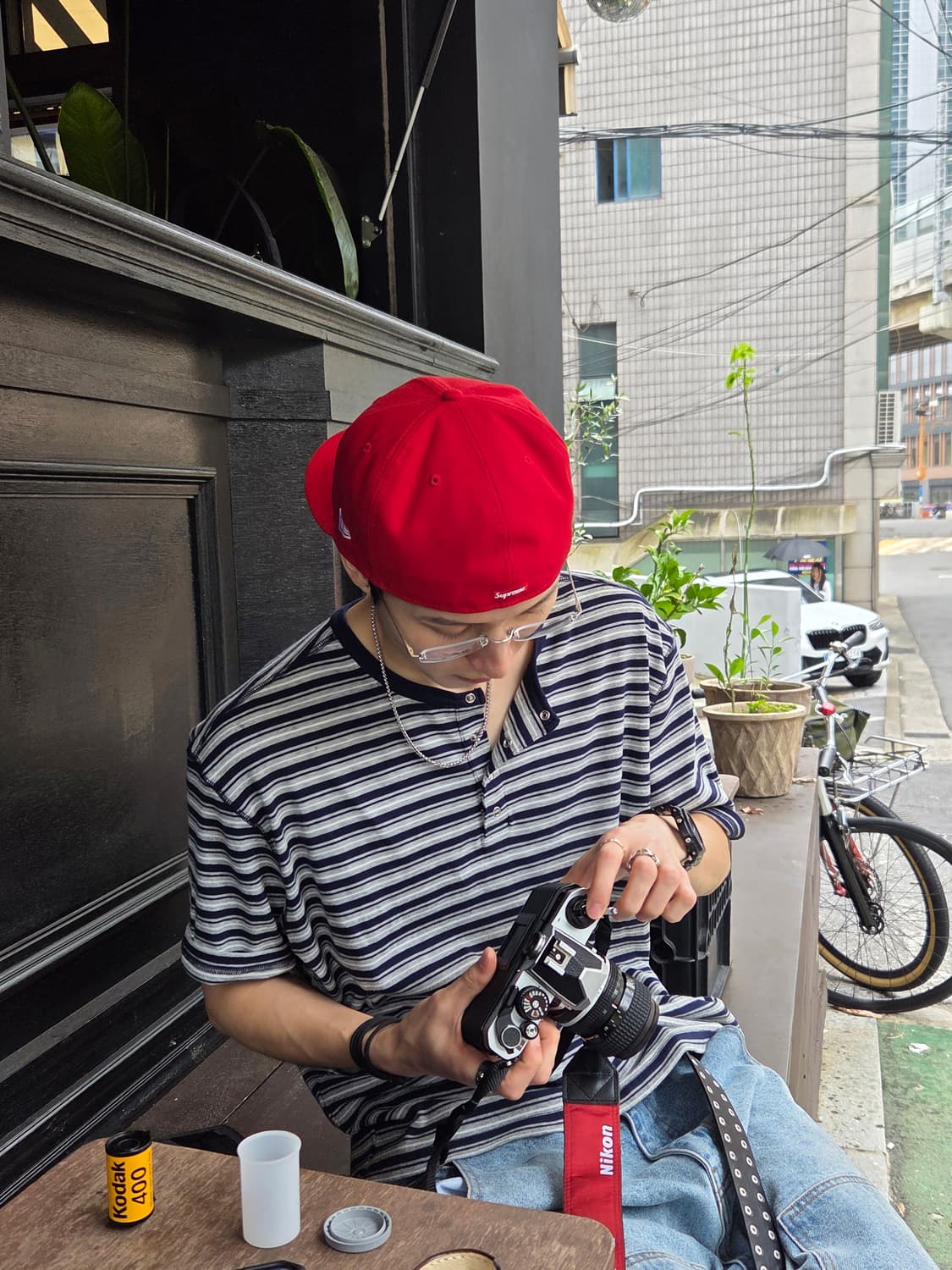 백산 하쿠산 아나아키 M 투명 무테 안경 상품이미지1