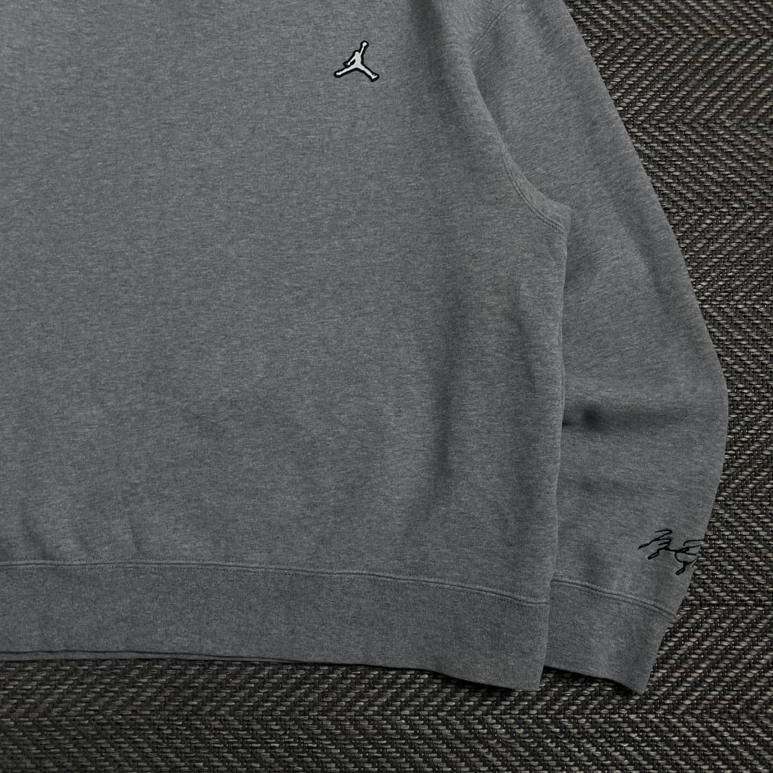 나이키 조던 에센셜 기모 스웻 맨투맨 그레이y 3977 상품이미지3