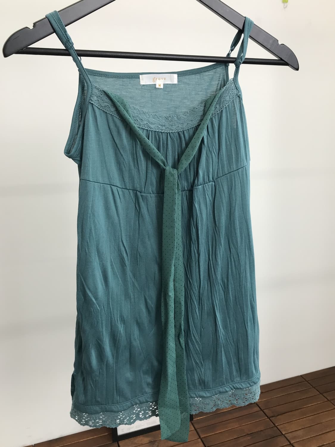 'Grove' Mint Sleeveless T-Shirts 상품이미지3