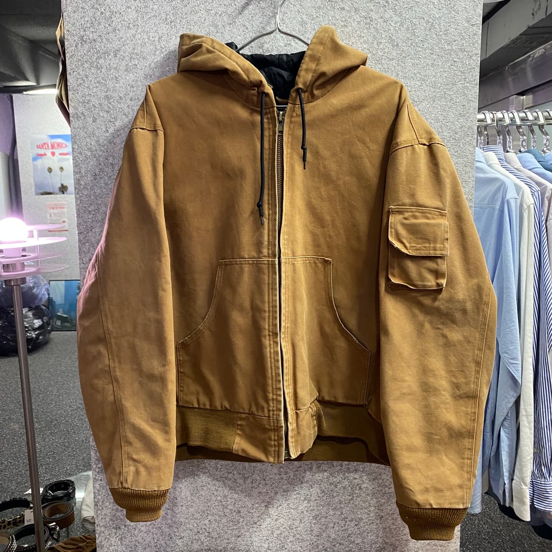 빈티지 Master Gear 브라운 워크 후드 자켓 B3532 상품이미지2