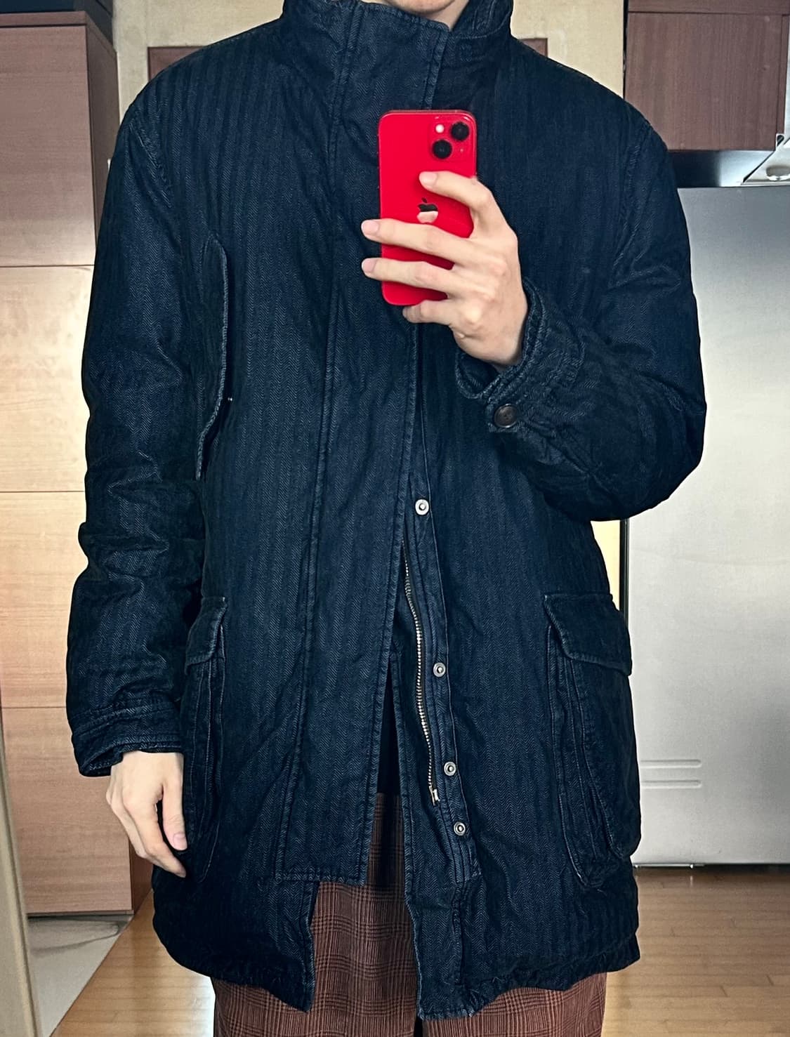 조르지오 아르마니 코듀로이 롱패딩 상품이미지2