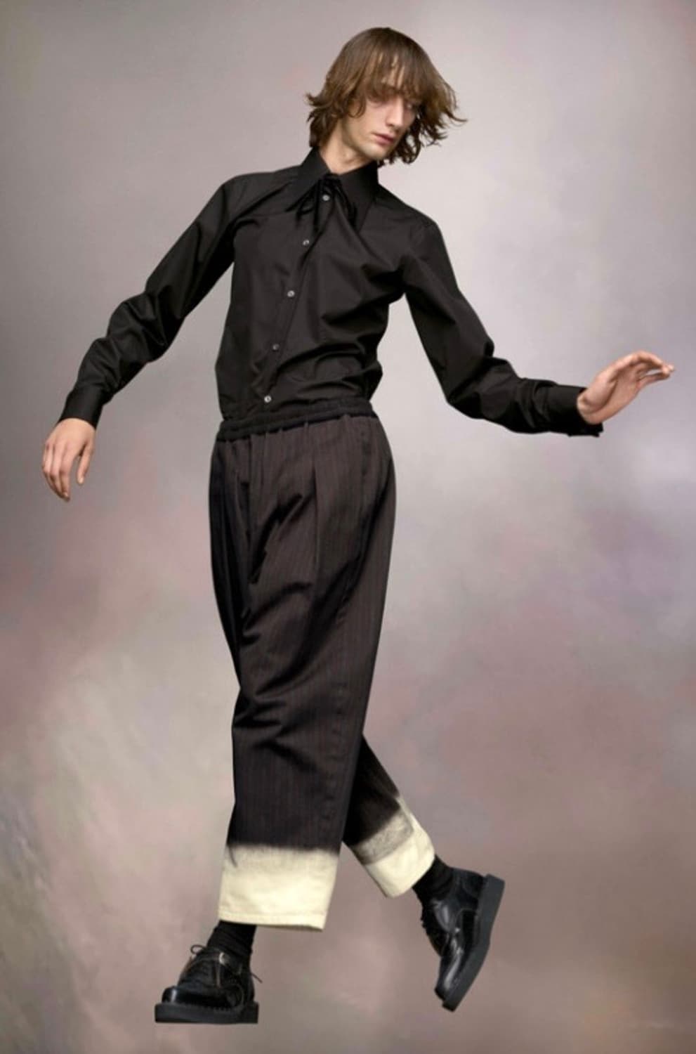 (41) 메종 마르지엘라 포인트 카라 포플린 셔츠 상품이미지2