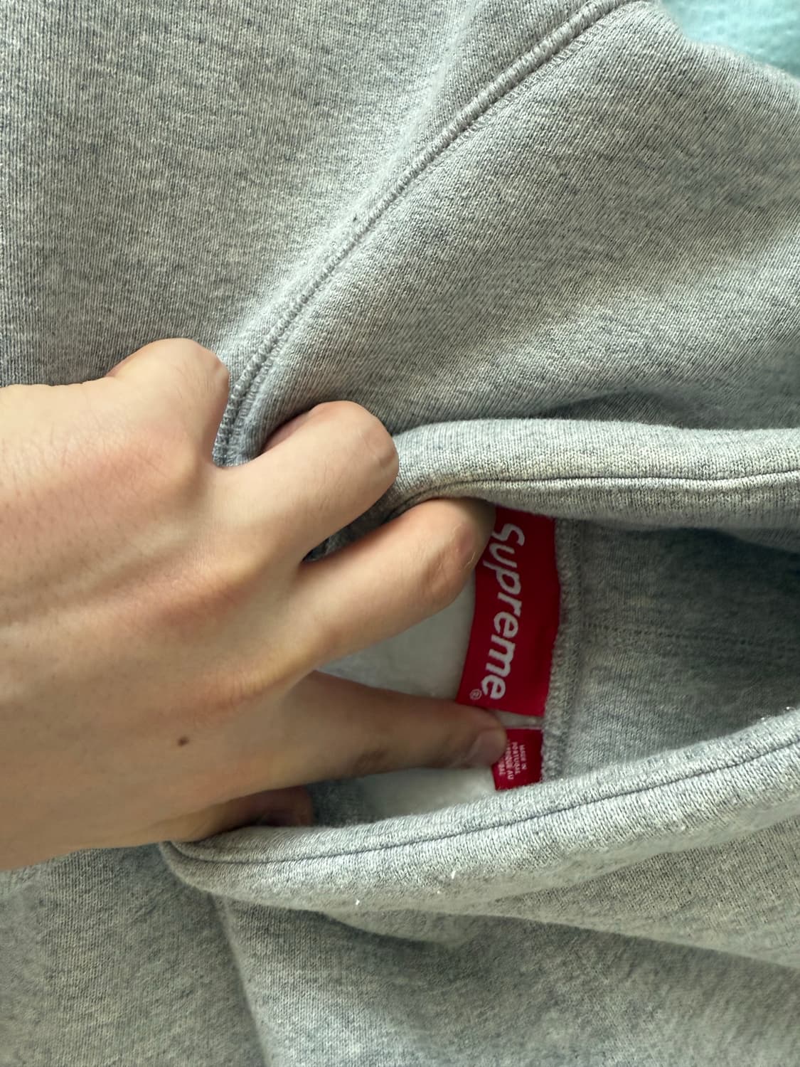 [M]슈프림바시티후드 그레이 상품이미지2