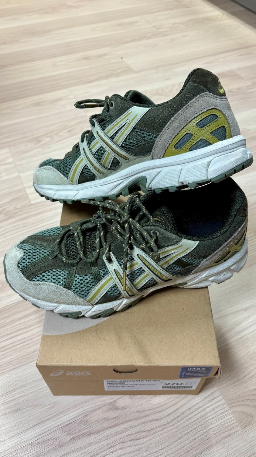 아식스 젤 소노마 15-50 리첸 그린 270mm 상품이미지3