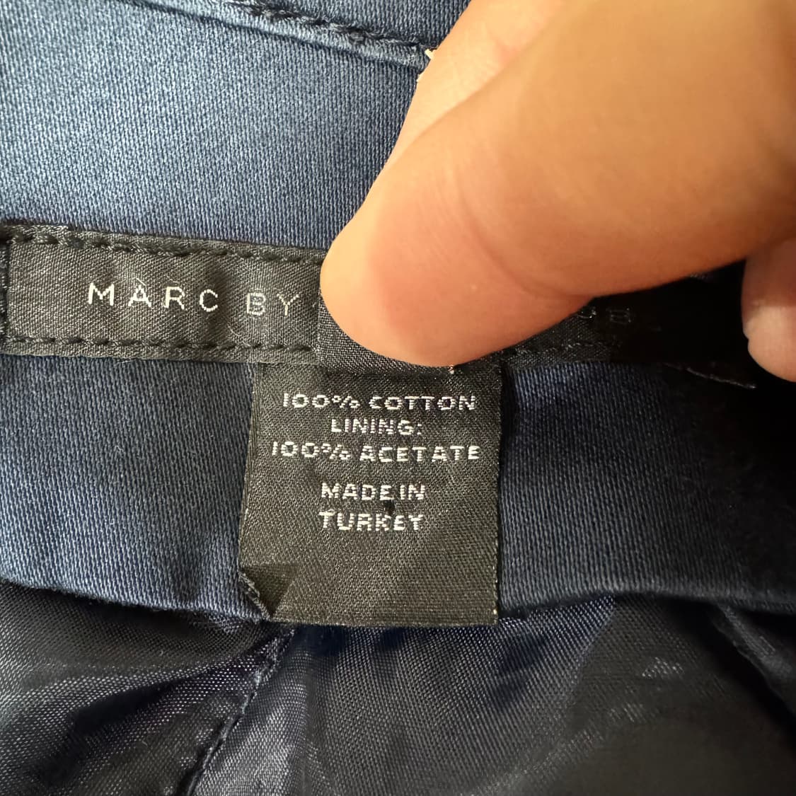 마크 제이콥스 네이비 바이커 봄버 자켓 (S)   상품이미지6