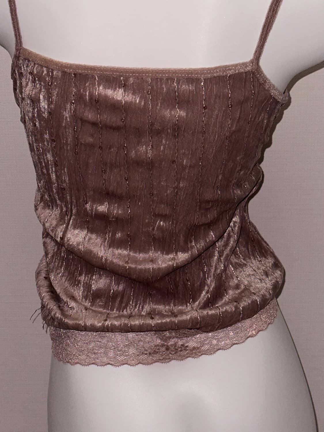 빈티지 베이지 핑크 벨벳 페어리 슬리브리스 상품이미지5