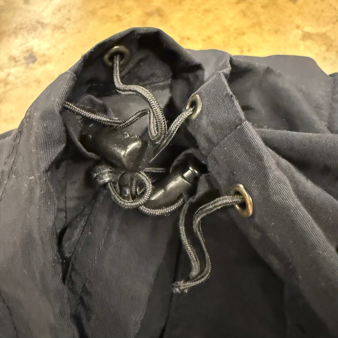 [정품/85] 노스페이스 블랙 후드 바람막이 자켓 b14 상품이미지7