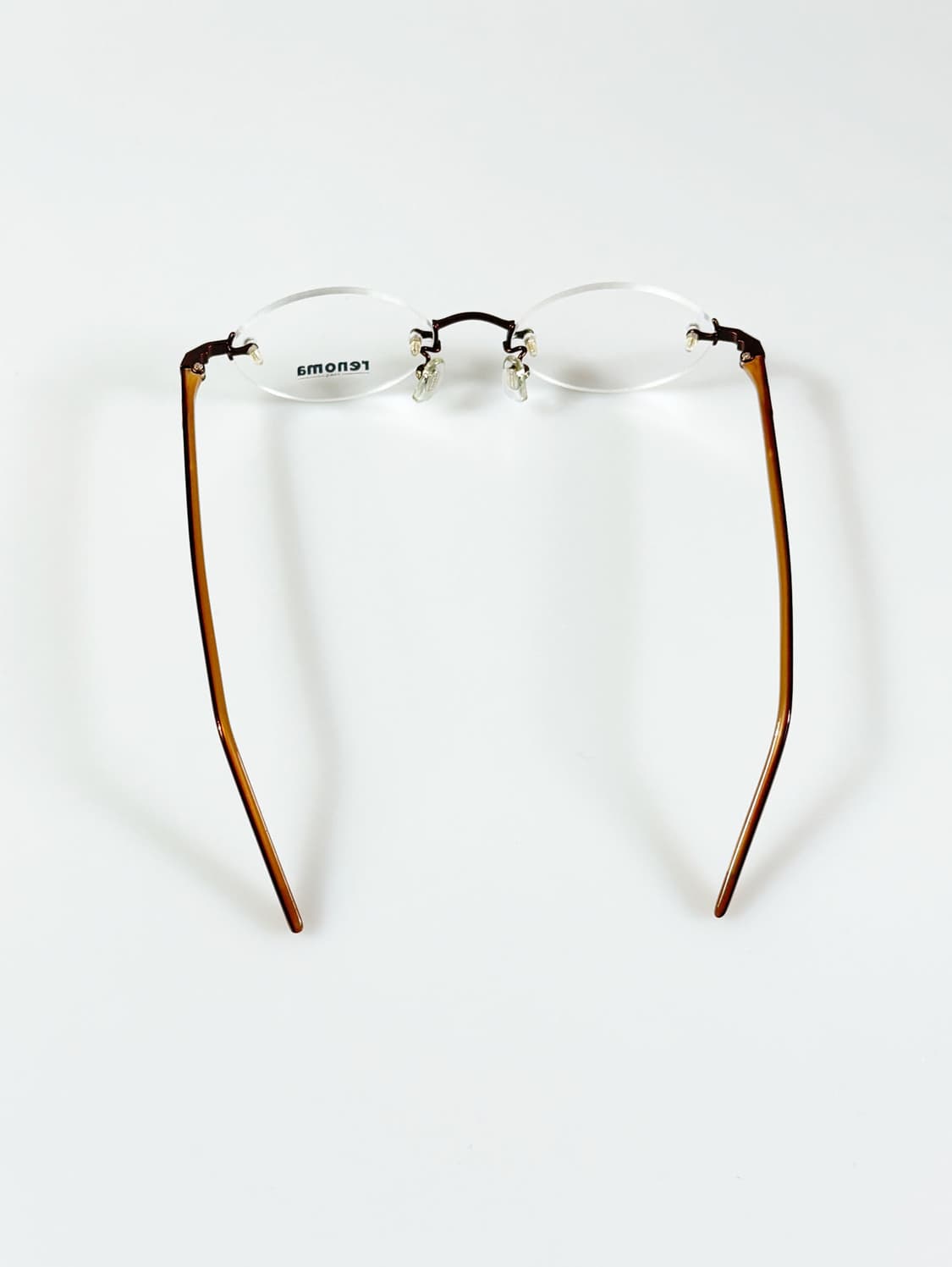 90s RENOMA PARIS 무테 오벌 프레임 빈티지 안경 상품이미지5