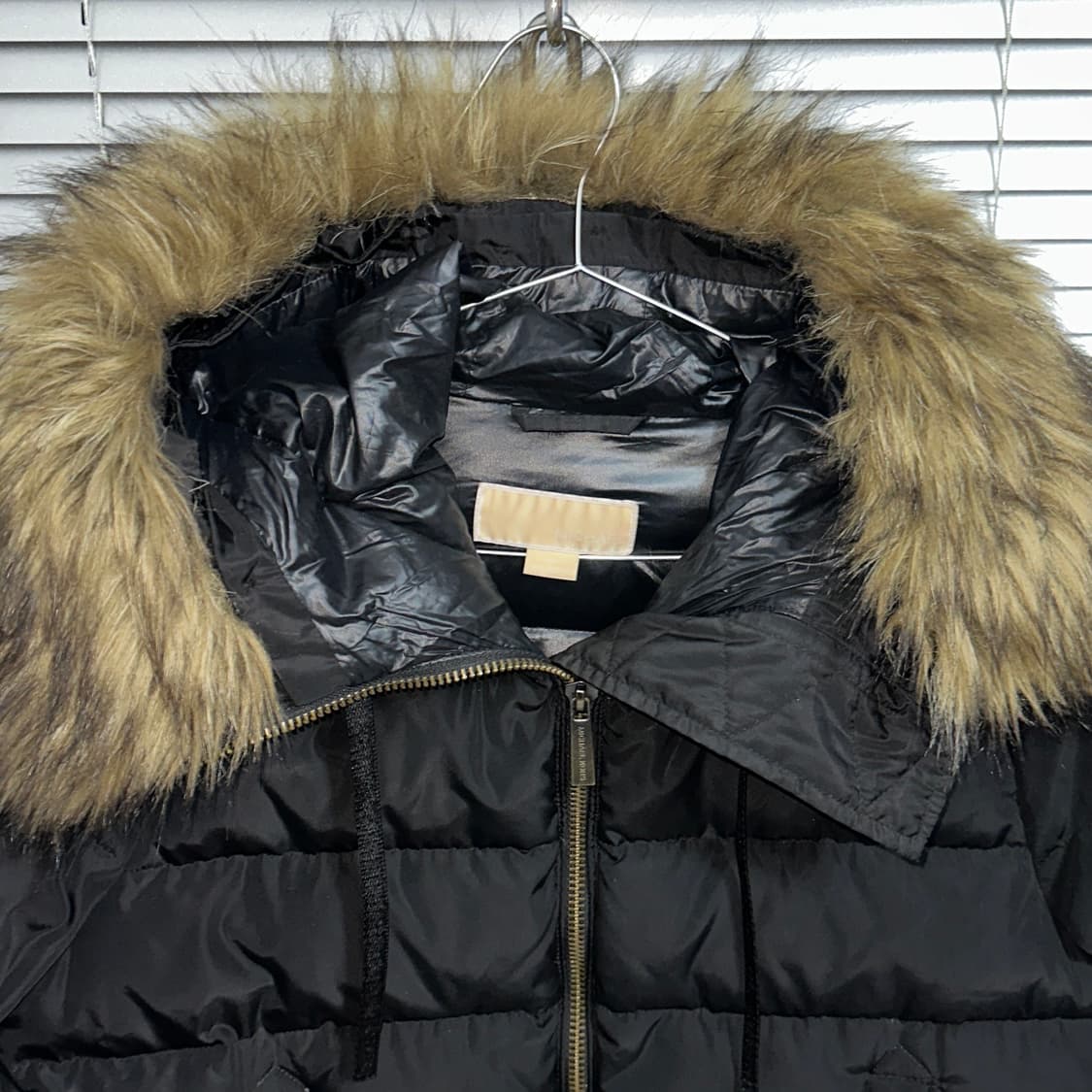 2000s 빈티지 마이클 코어스 퍼 크롭 패딩 코트 상품이미지3