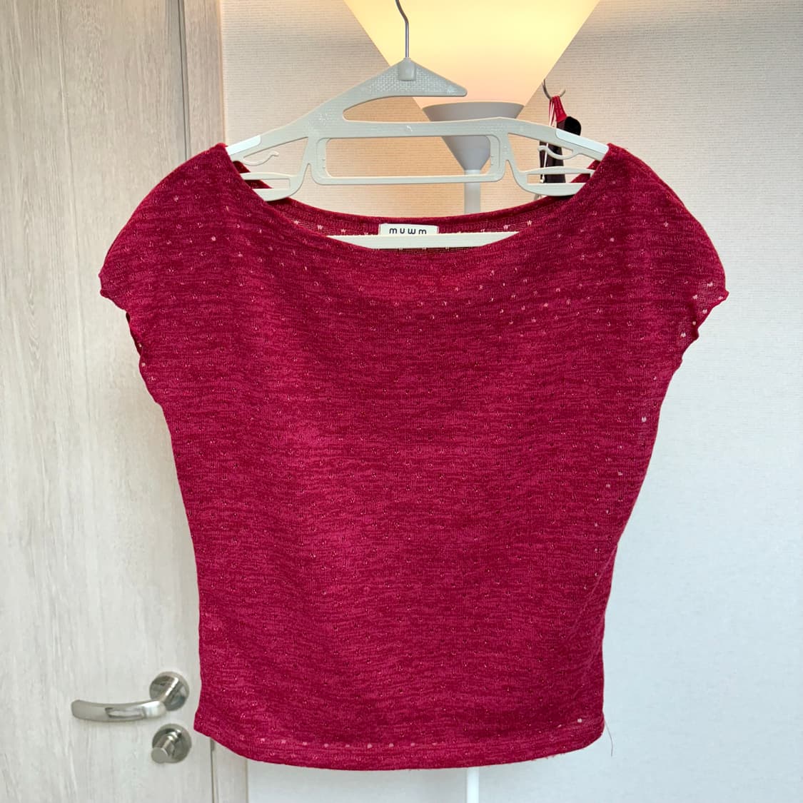 무음 블랭크 도트 니트 탑 (muwm Blank Dot Knit top) 상품이미지5