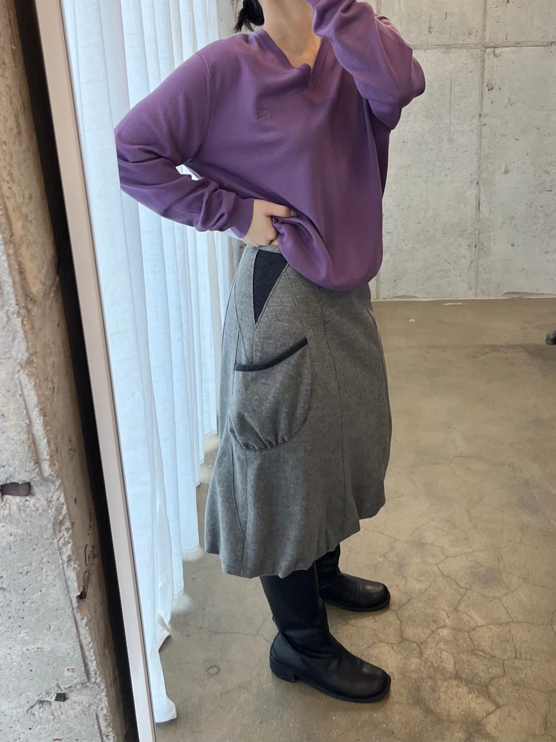 RENAULT BIS 벌룬 울 스커트 상품이미지4