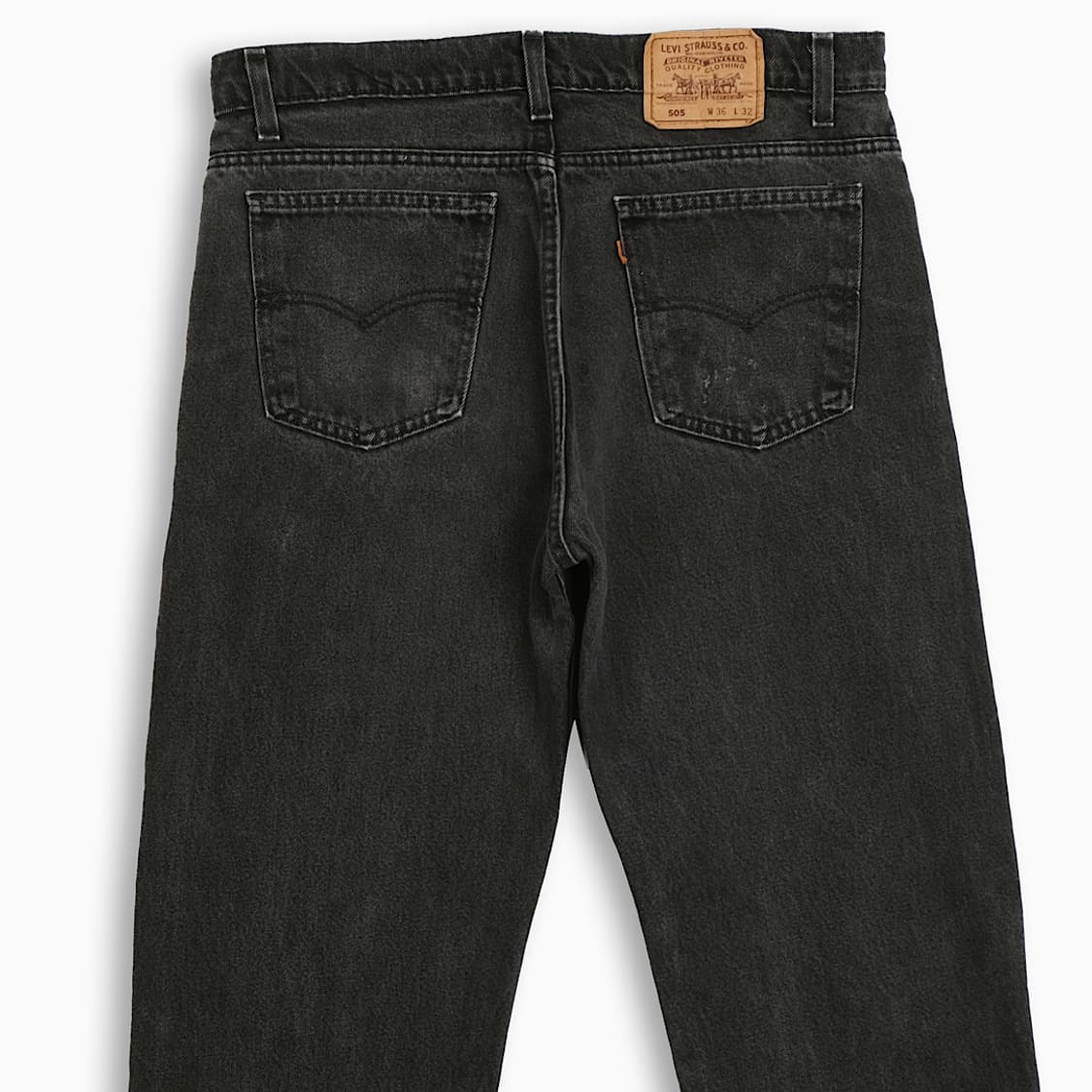 리바이스 505 오렌지탭 흑청 90s USA 35인치 OR50536163 상품이미지6