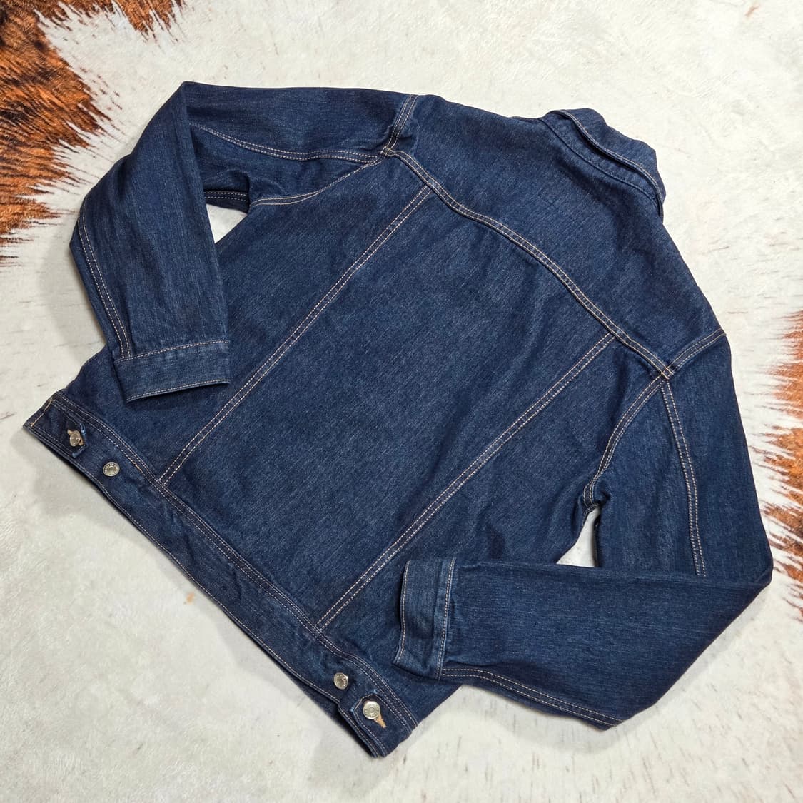진청 스티치 트러거 데님 자켓 상품이미지4