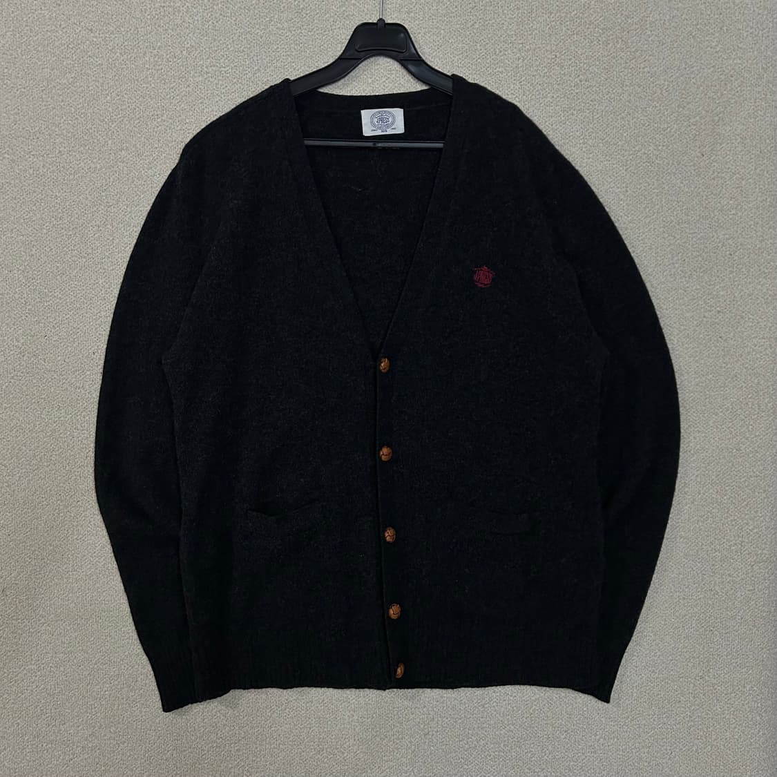 (XL) 제이프레스 블랙 브이넥 가디건 상품이미지1