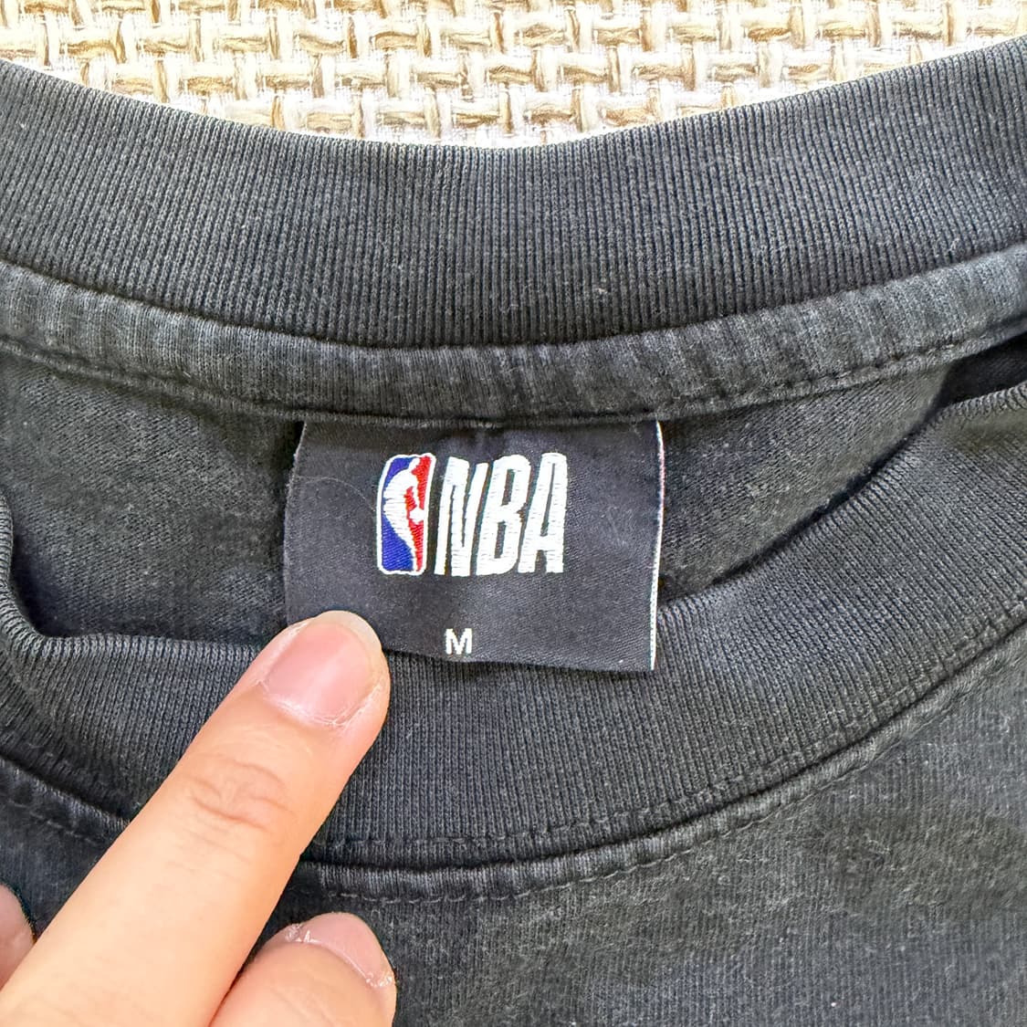 M NBA 뉴욕닉스 블랙 반팔티 0529D 상품이미지3