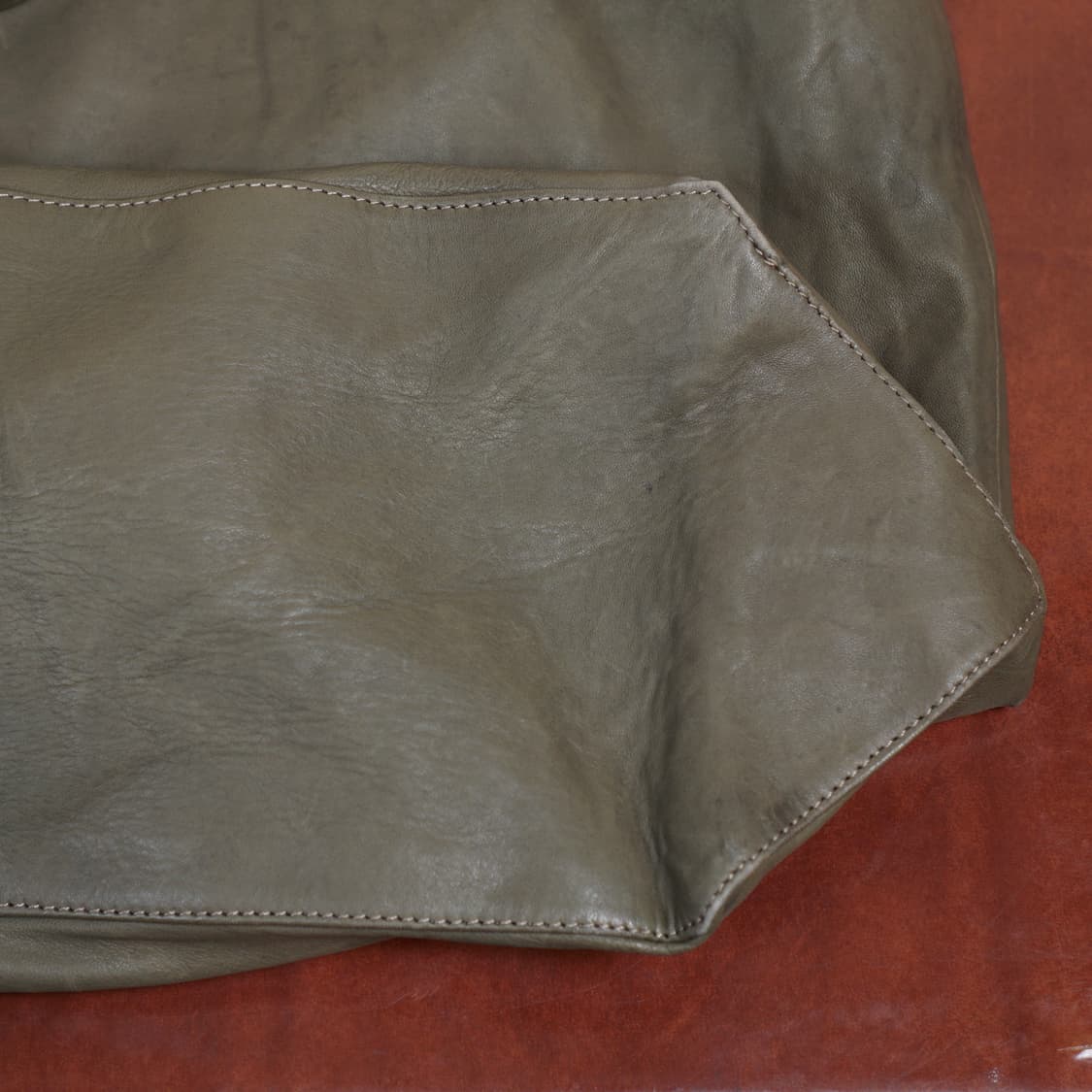 프랑스 Paris 핸드메이드 램스킨 빅 백 상품이미지10