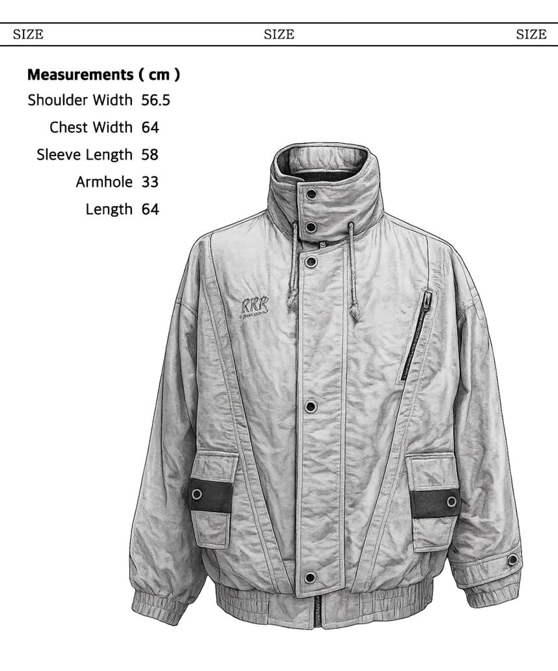 RECORDER by ASICS  멀티 포켓 후드 바람막이 상품이미지2