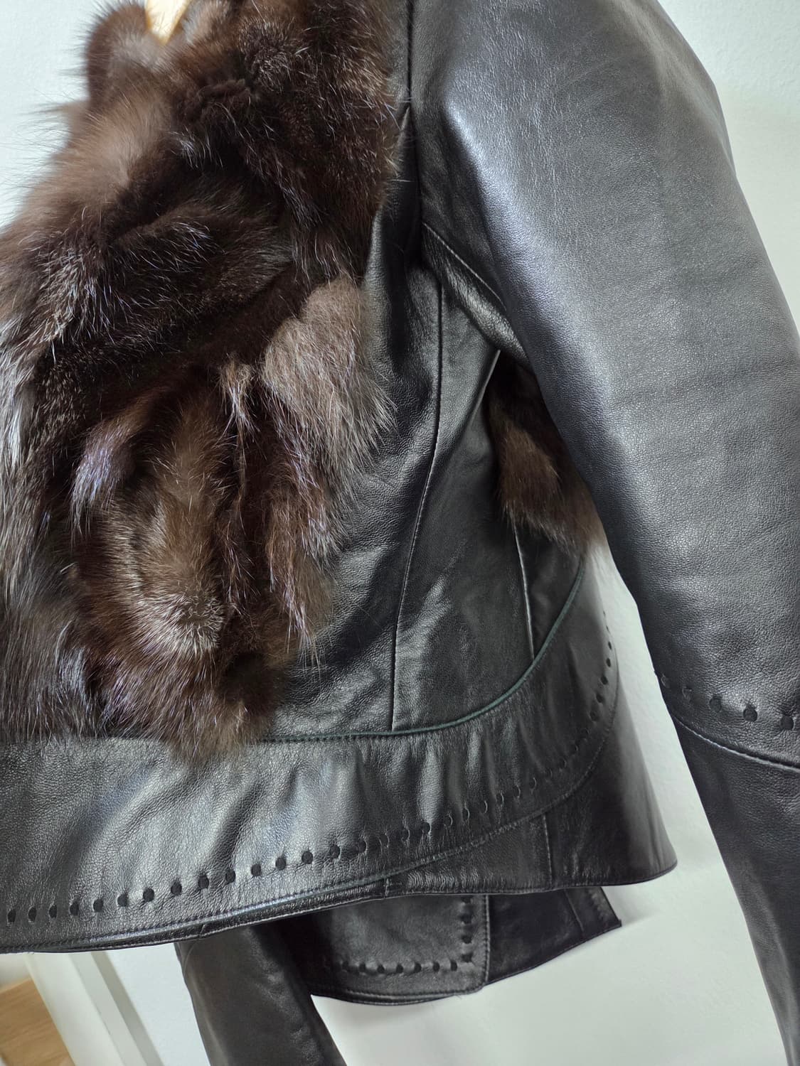 Arte Inter 양가죽 폭스퍼 쟈켓 점퍼 Y2K 상품이미지4