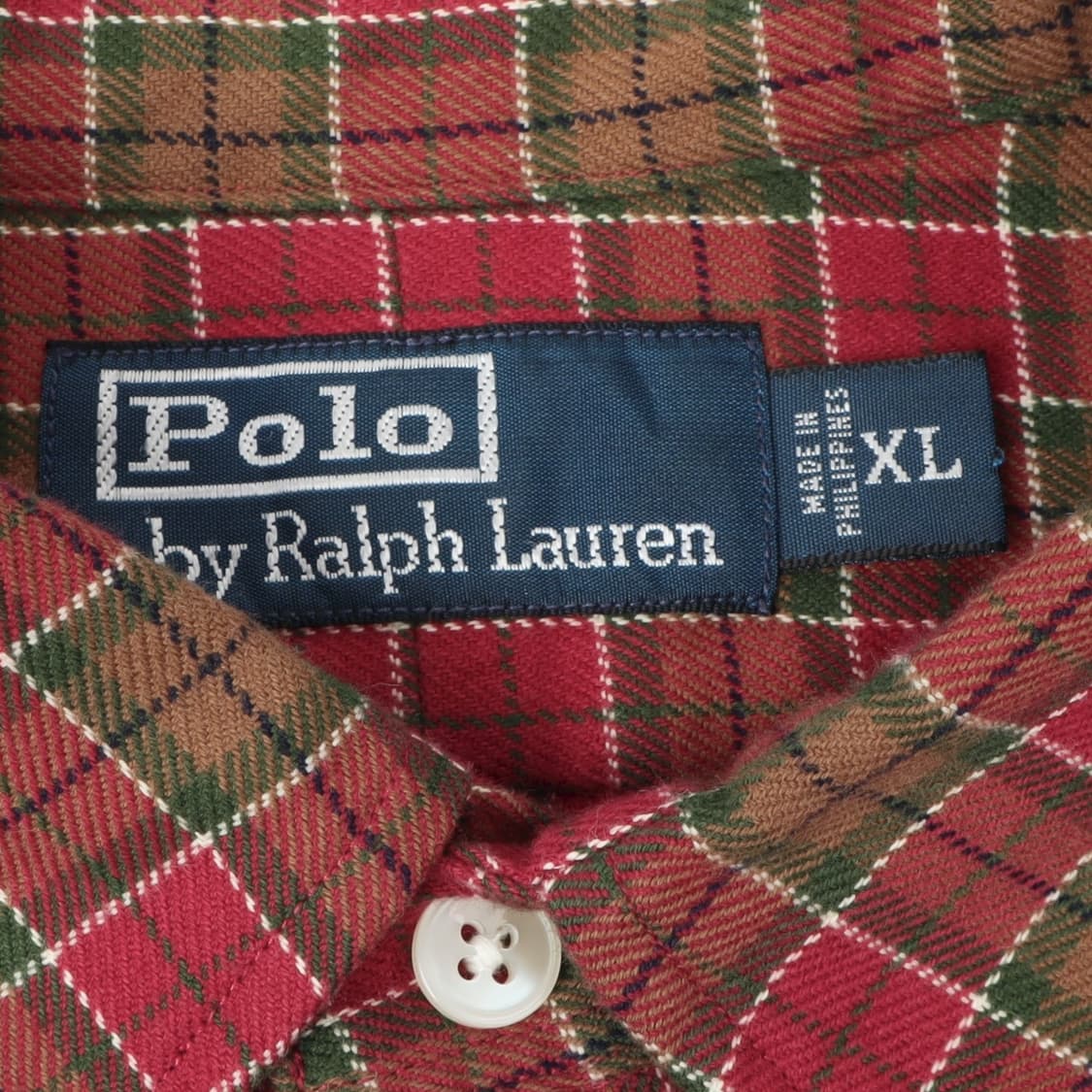 폴로 랄프로렌 레드 체크 트윌 코튼 포켓 셔츠 상품이미지8