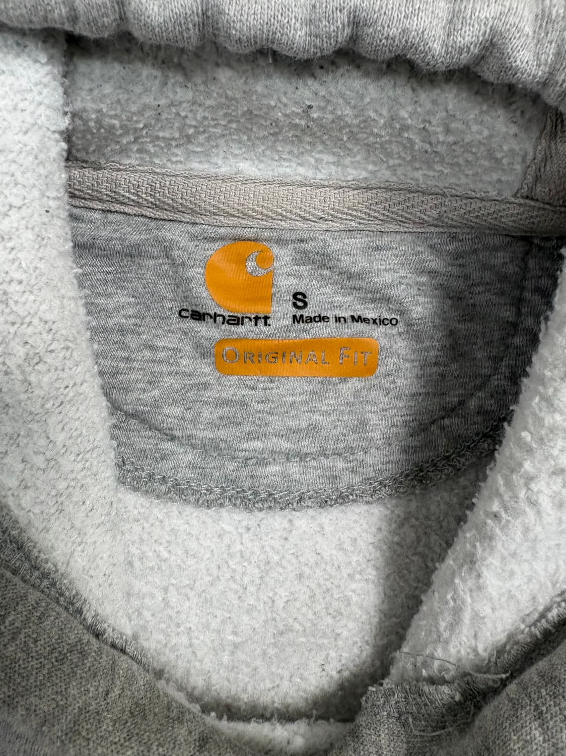 칼하트 오리지널핏 후드티 그레이 상품이미지6
