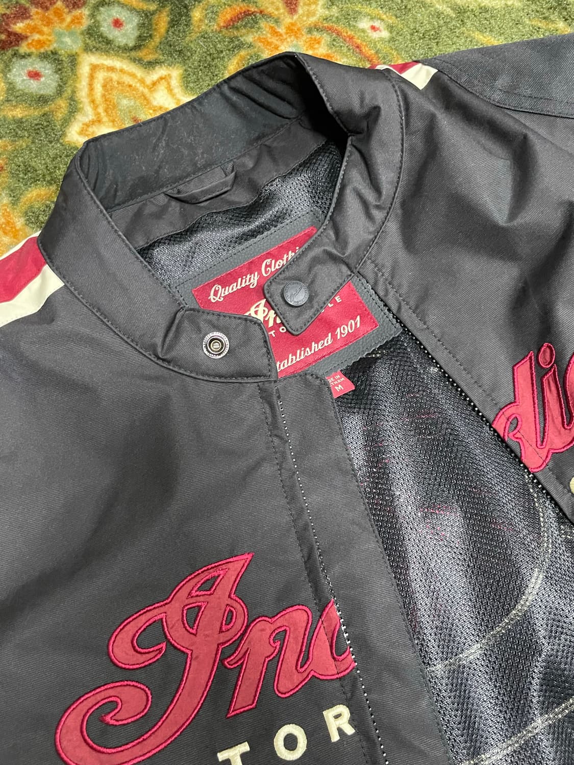 (m)인디언 모터사이클 블랙 바람막이 자켓 상품이미지2