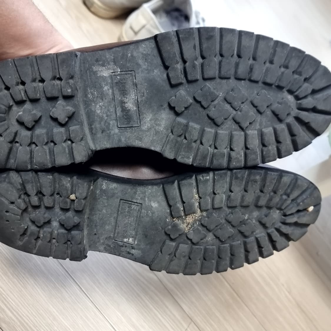 스테파노로시 브라운 가죽 남성 구두(280-290) 상품이미지6