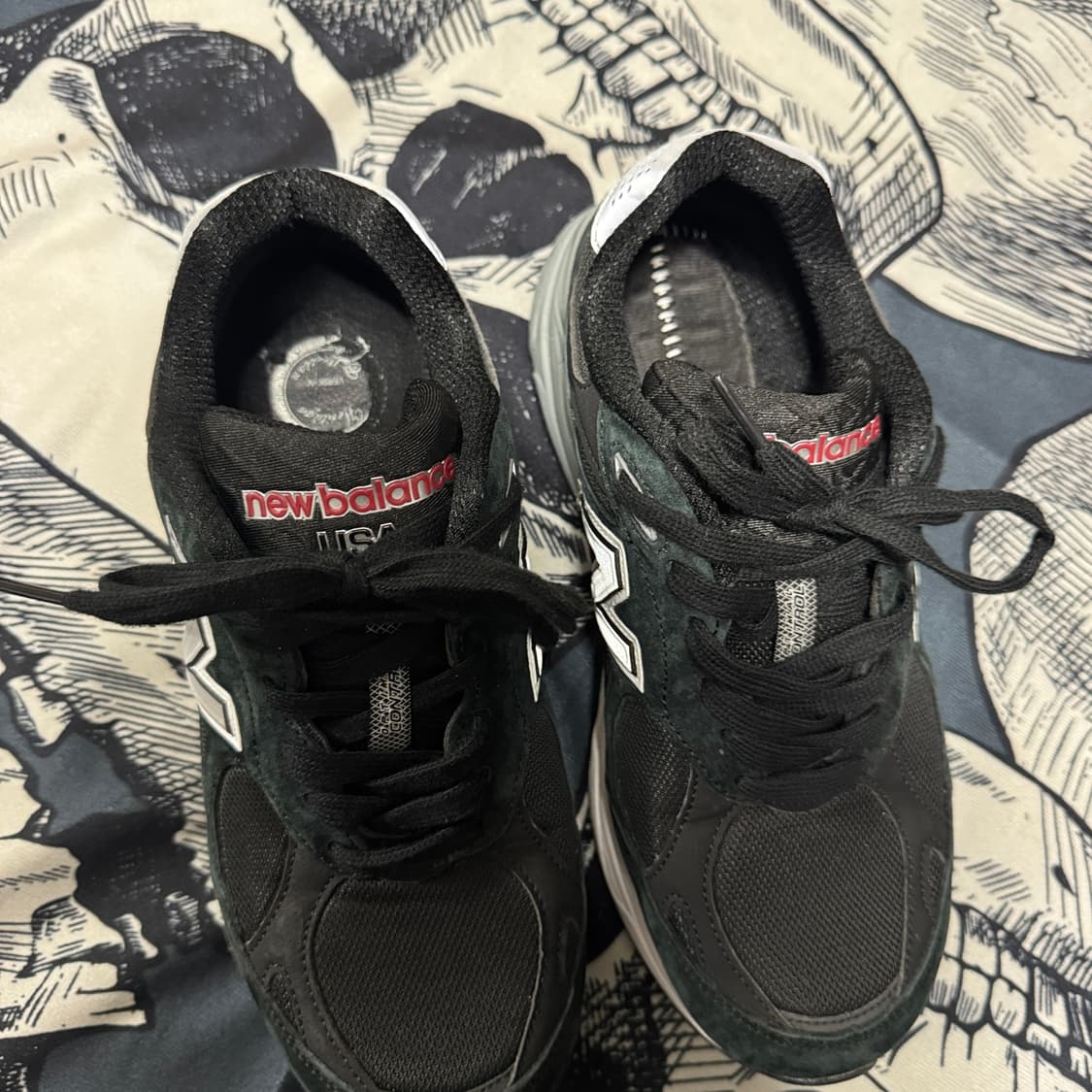 뉴발란스990v3  블랙 265사이즈 상품이미지4