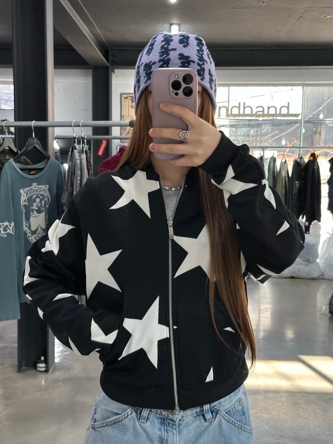 아디다스 빅스타 셔링 블루종 져지 상품이미지1