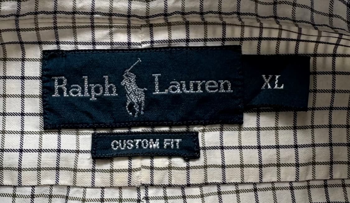 Polo 폴로랄프로렌 빈티지 체크 셔츠 상품이미지4