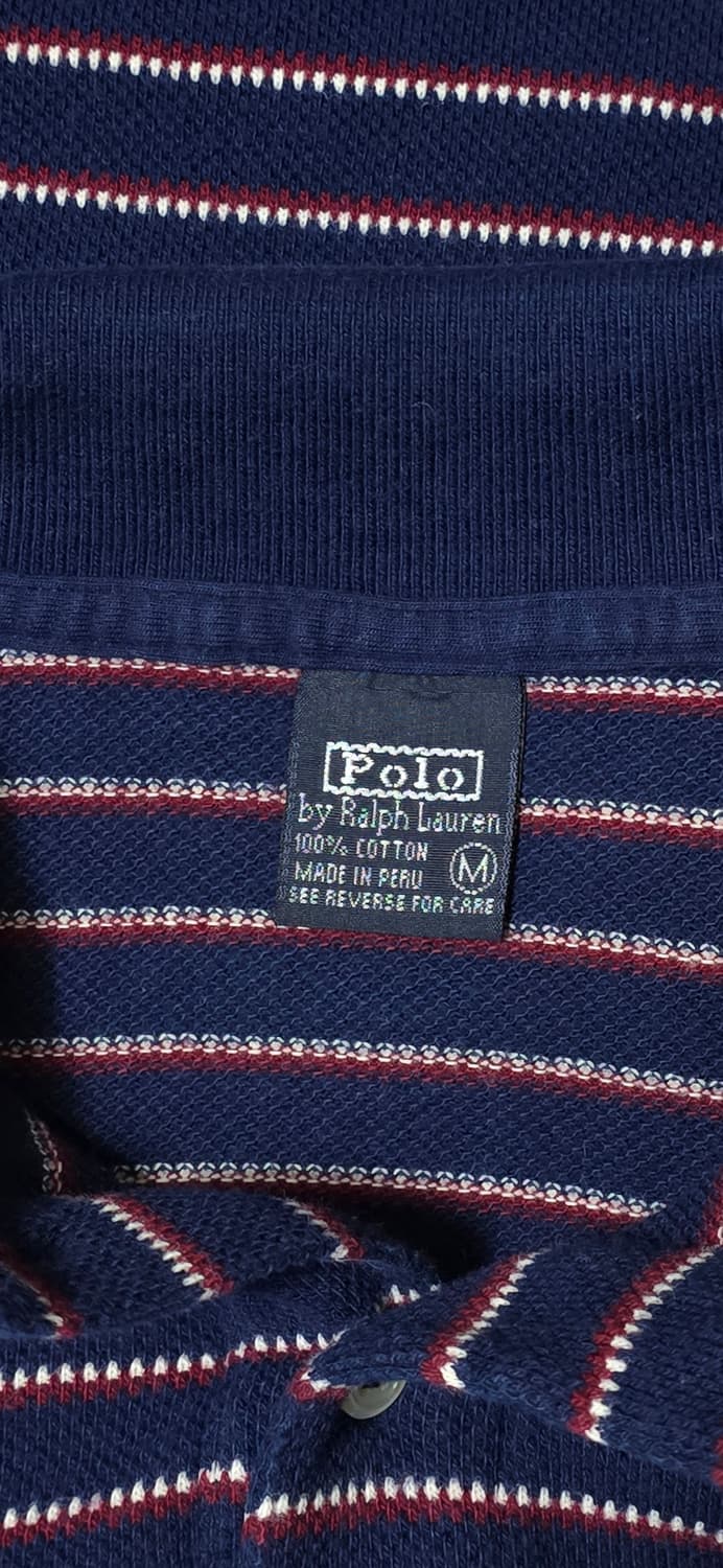 폴로 랄프로렌 스트라이프 긴팔 카라티 M 상품이미지3