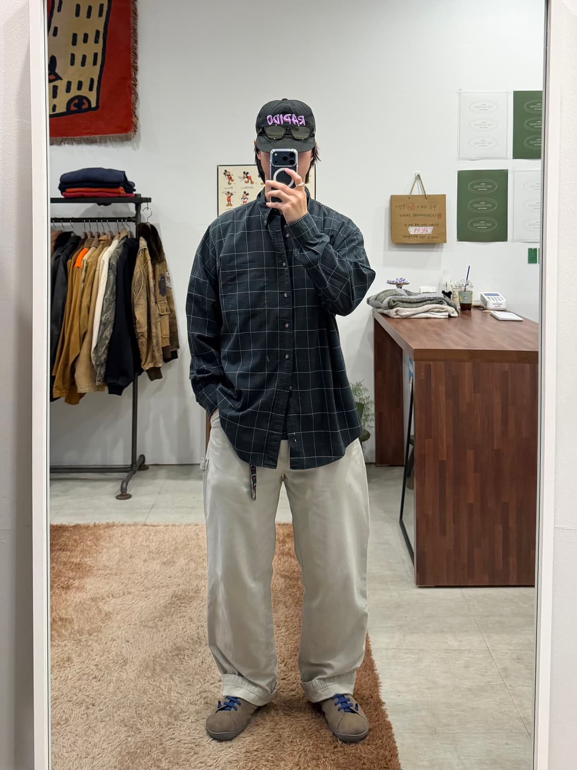 00s Brooks Brothers 브룩스 브라더스 스포츠 체크 셔츠 상품이미지2