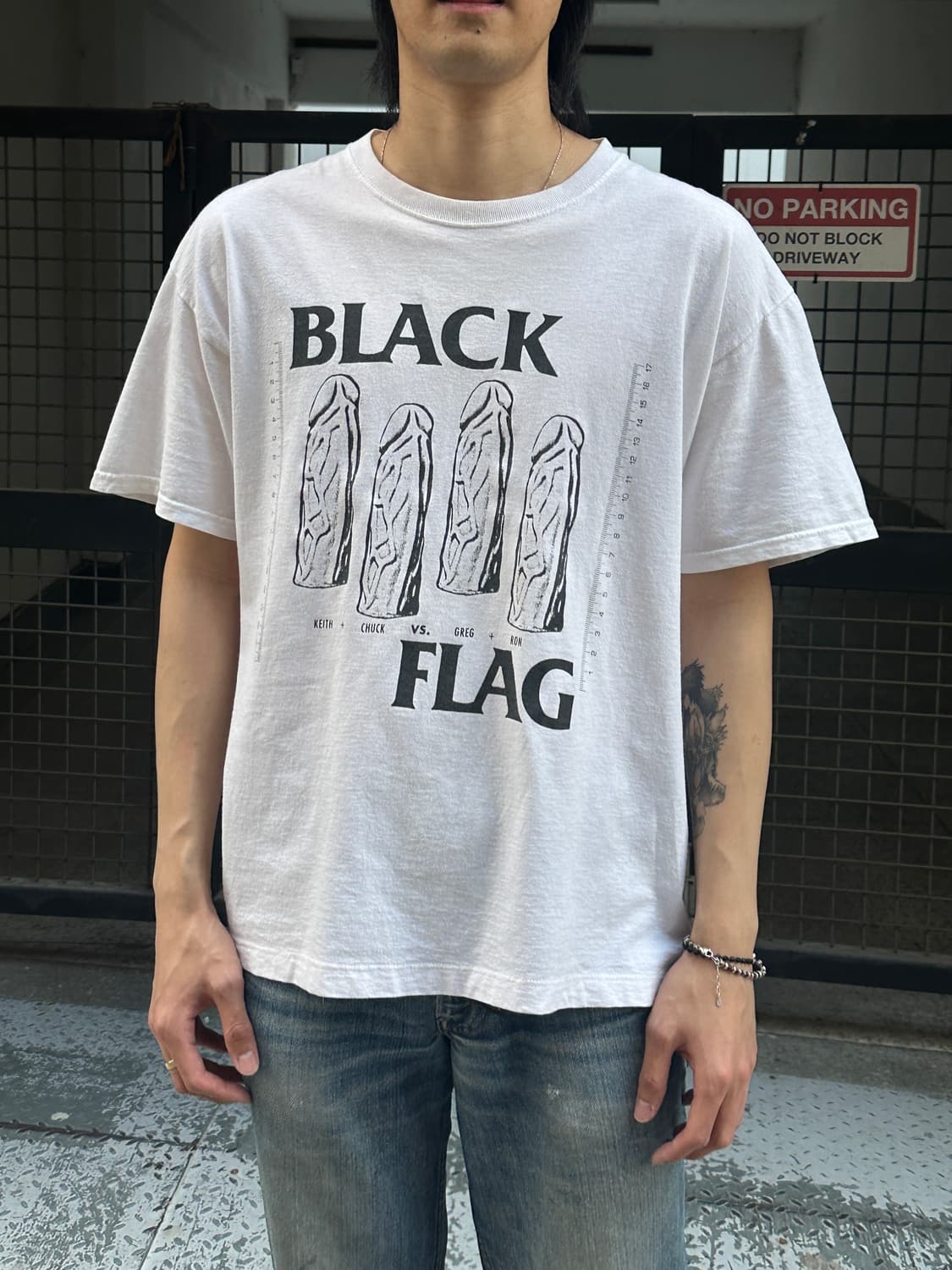 10's Black Flag Dixk 티셔츠 블랙 플래그 티셔츠 밴드티 상품이미지1