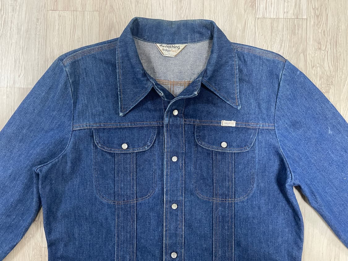 100~105) RRL원판 70's 세즈필드 웨스턴 데님자켓(미국제) 상품이미지4