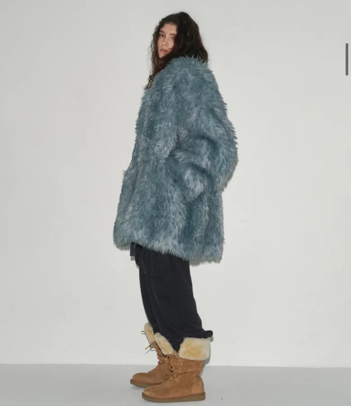 SEO Cloudy faux fur coat 상품이미지3