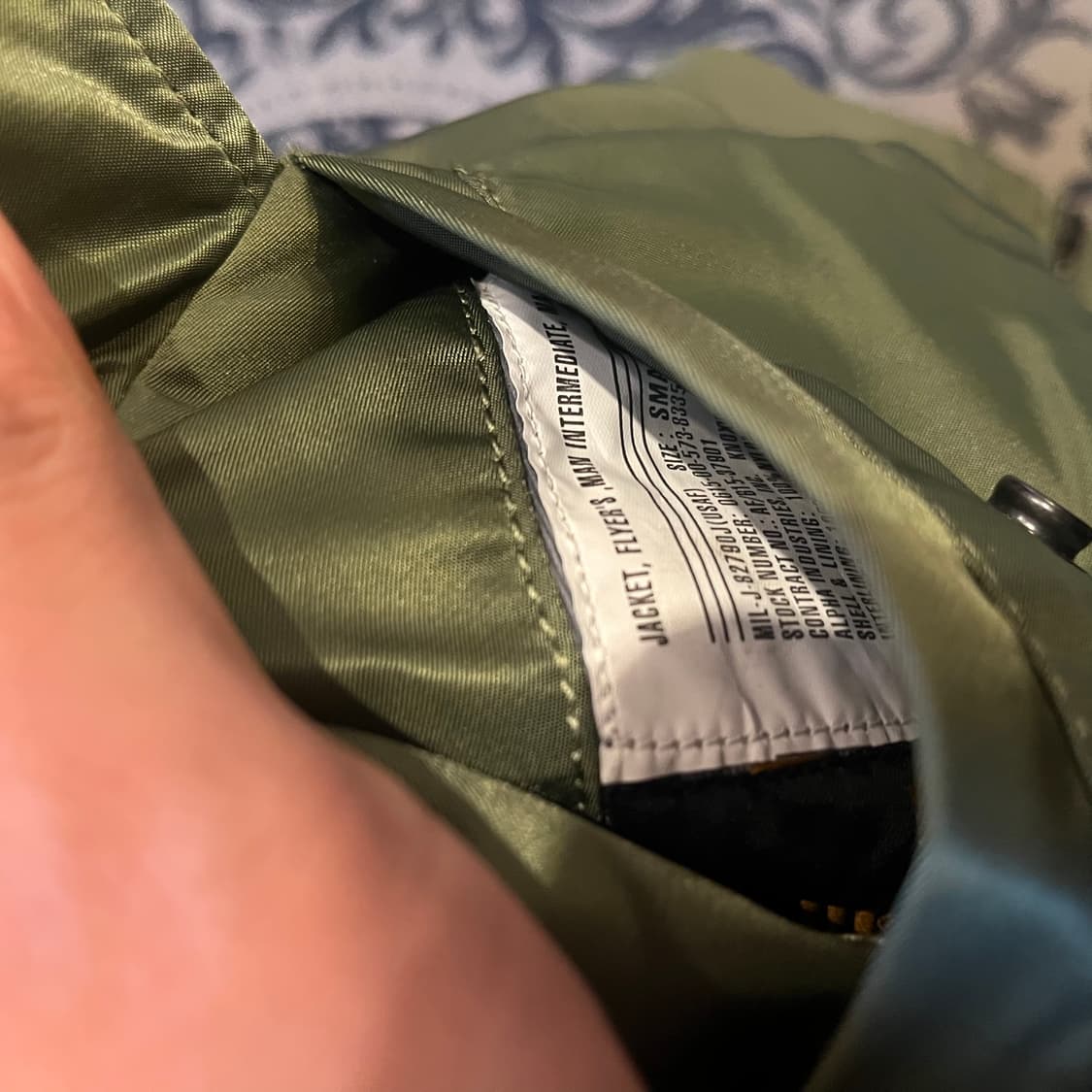 S 알파인더스트리 MA-1/W2427 상품이미지5