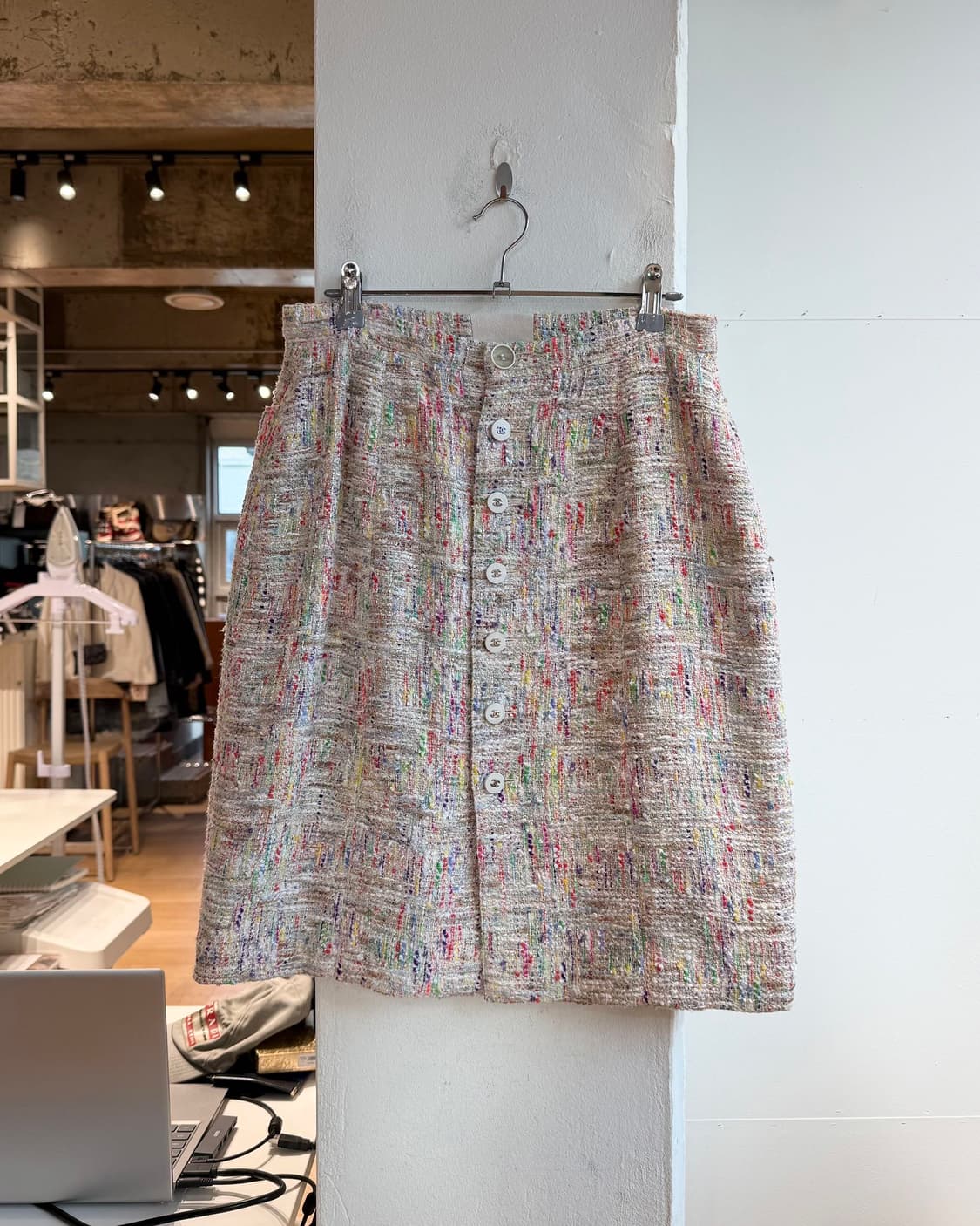 샤넬 멀티컬러 트위드 셋업  상품이미지6