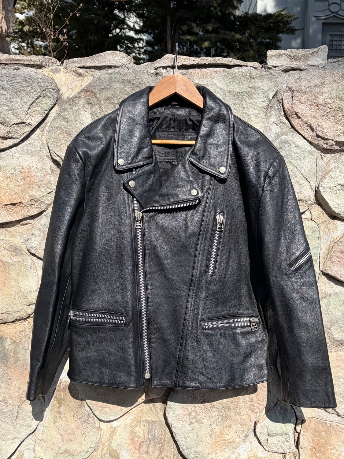 90s 마리떼프랑소와저버 레더 라이더 자켓 상품이미지1